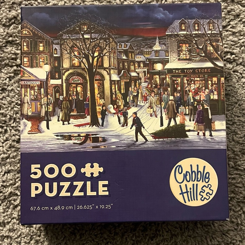 Cobb Hill by New Balance Festive Village 500-Piece Puzzle